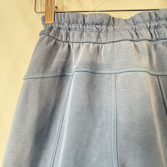 Lululemon Womens Softstreme High Rise Straight Leg Cropped Pant Size 0 Blue Gym - Picture 10 of 10